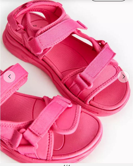 Tu Clothing Pink Drench Sport Sandal
