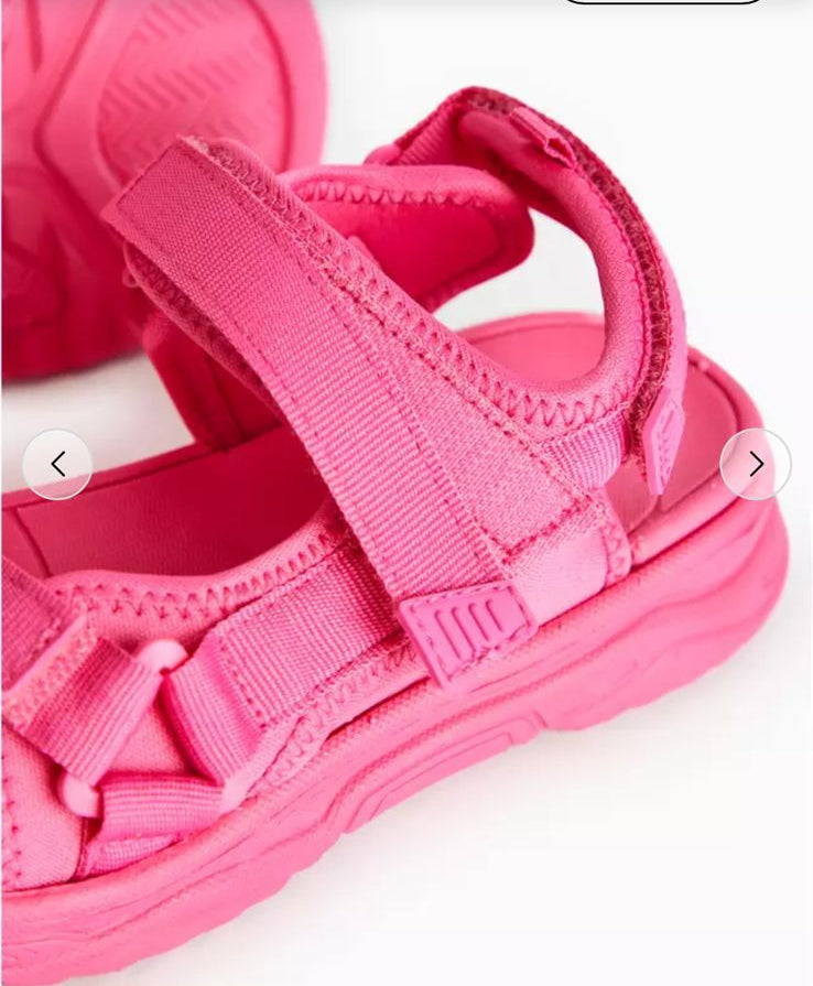 Tu Clothing Pink Drench Sport Sandal