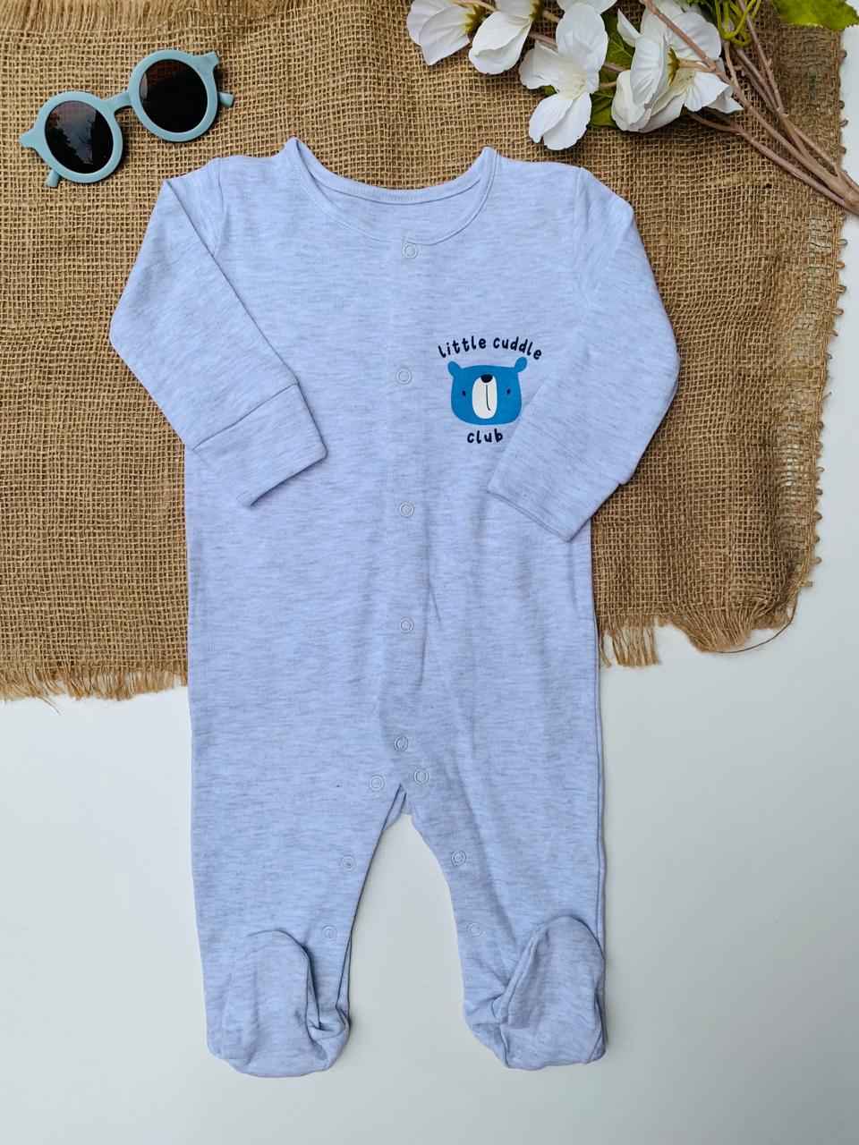 Matalan Blue Bear Sleepsuit