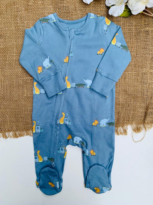 George Zipped Sleepsuit