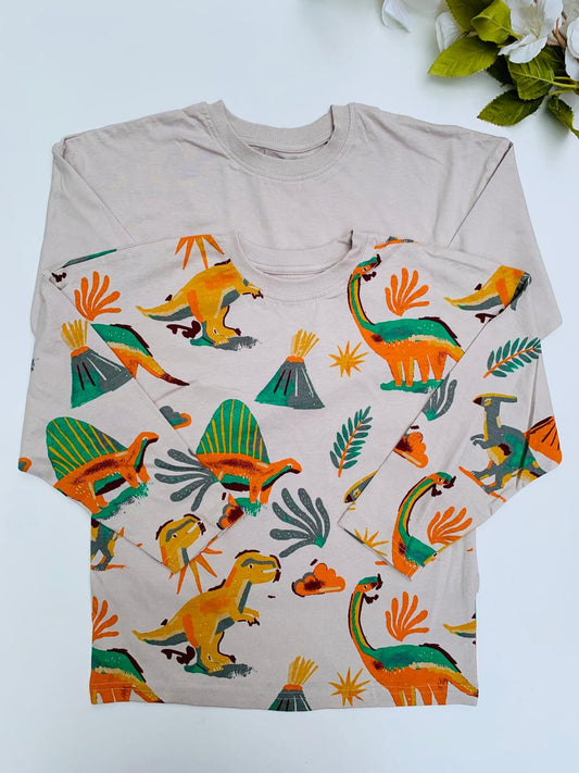 George Pack of 2 Dino Shirts