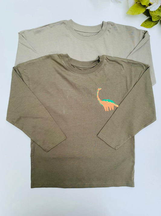 George Pack of 2 Dino Shirts