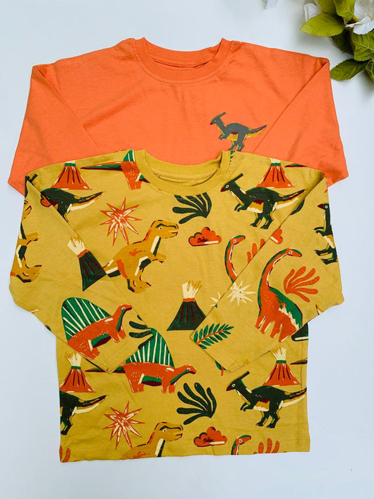 George Pack of 2 Dino Shirts