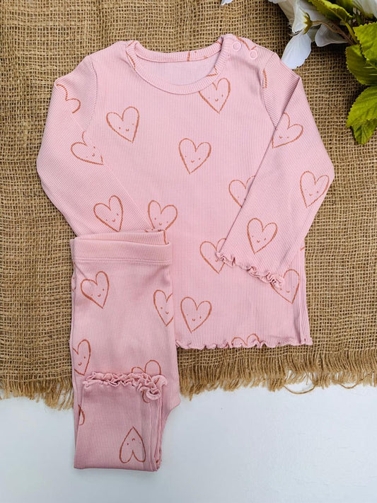 George Hearts Shirt & Trouser Set
