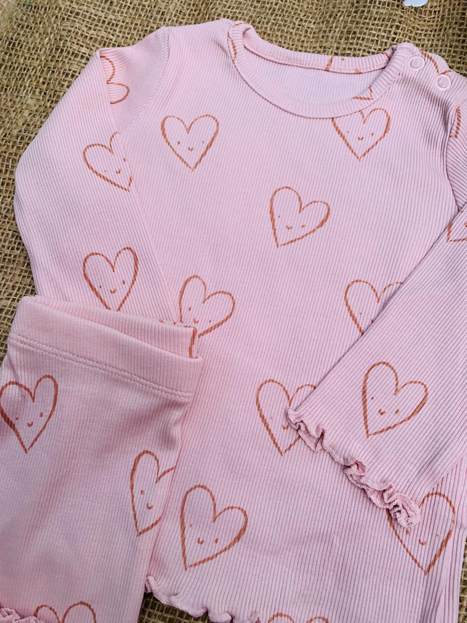 George Hearts Shirt & Trouser Set
