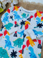 George Dino themed Sleepsuit