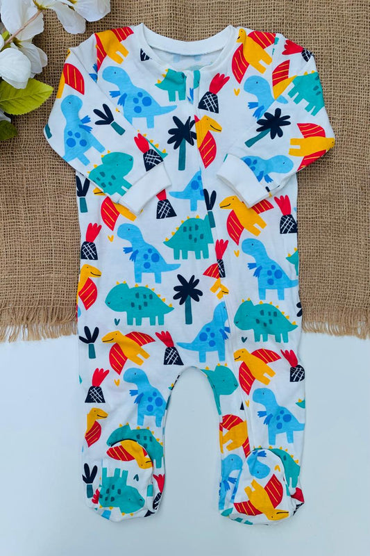 George Dino themed Sleepsuit