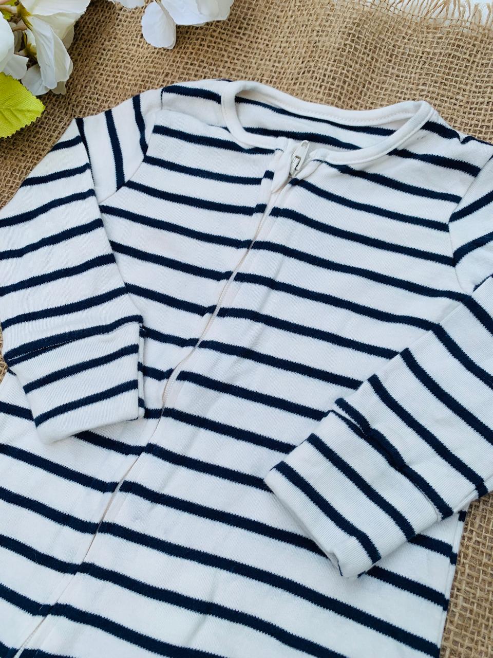 George Stripes Sleepsuit