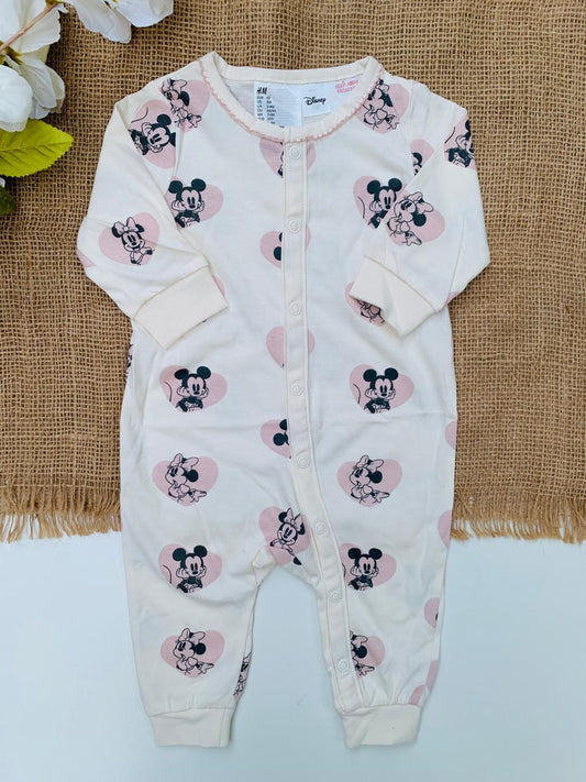 H&M Minnie mouse Sleepsuit
