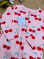 TU Clothing Cherry Print Fleeced Sleepsuit