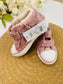 George Floral high top trainers
