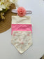 Pack of 3 Bandana Floral Bibs with Head band