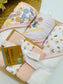 pack of 3  Floral "I Love Mummy" Hooded Towel & Wash Cloths