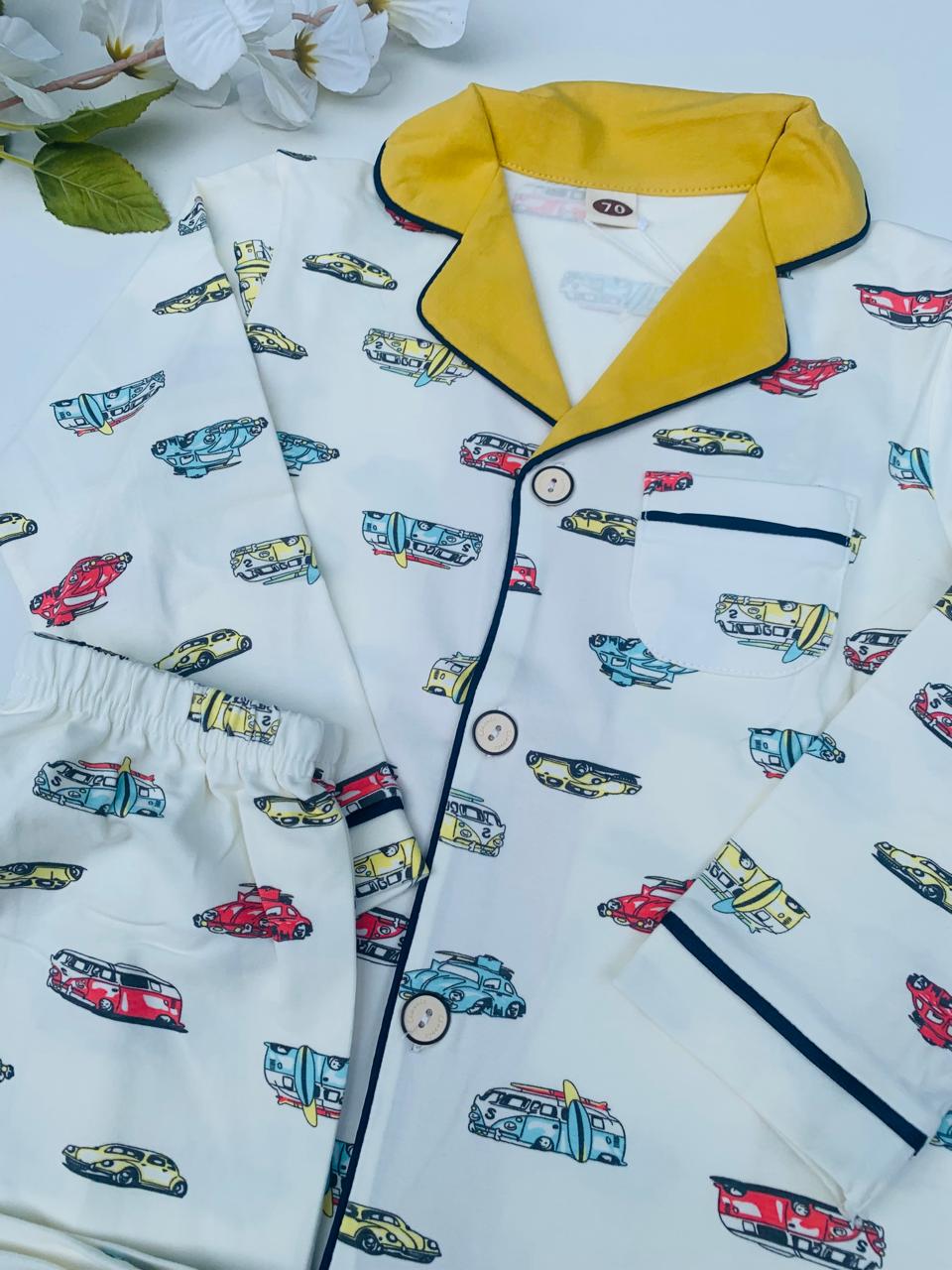 Cars Print Nightsuit