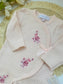 Quilted Embroidered Flowers Sleepsuit