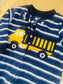 Fleece Embroidered Truck Sleepsuit