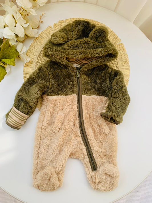 Woolen Hooded Sleepsuit