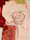 4Pc Velour Shirt, Bodysuit with Pack of two Trousers