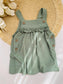 3Pc Fleece lined Frock with Bodysuit & Headband