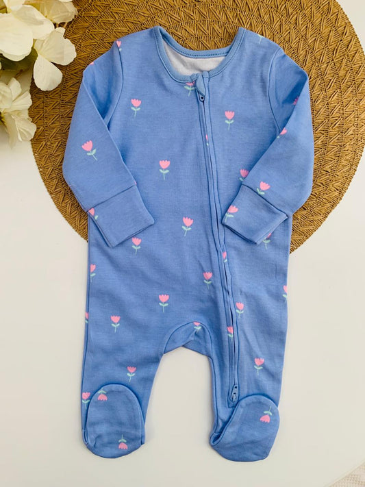 George Floral Sleepsuit