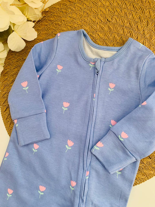 George Floral Sleepsuit