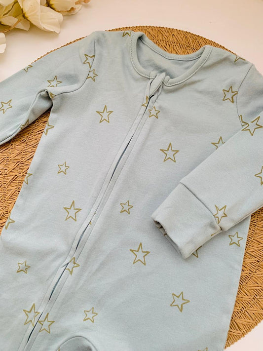 George Stars Print Sleepsuit