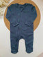 George Stars print Zipped Sleepsuit