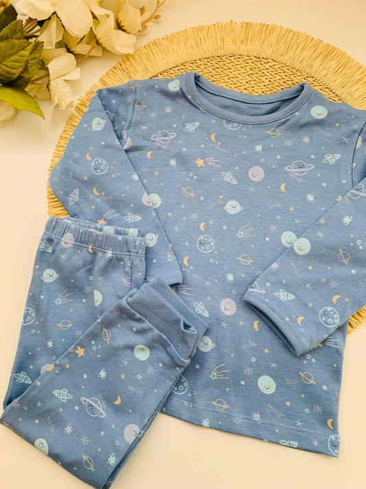 George Space Themed Shirt & Trouser Set