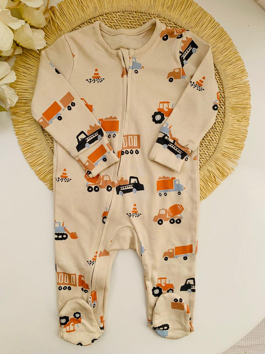George Truck Sleepsuit