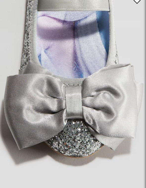 H&M Silver Glittery Pumps