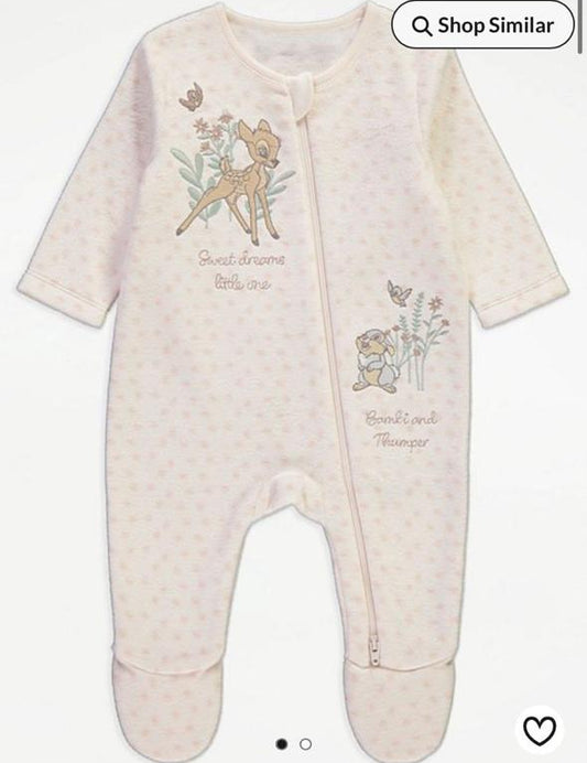 George Velour "Bambi and Thumper" Sleepsuit