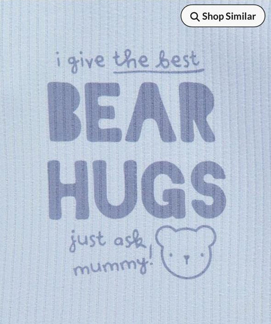 George "Bear hugs" Bodysuit, Trouser & Cap Set