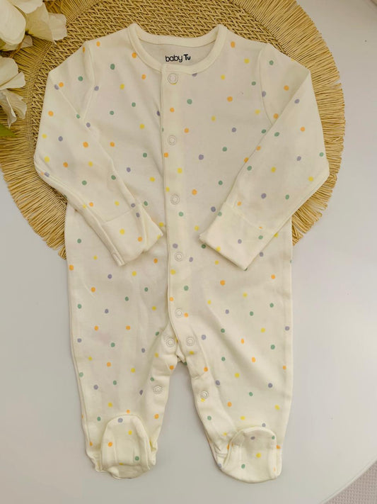 Tu Clothing Polka Dots Sleepsuit