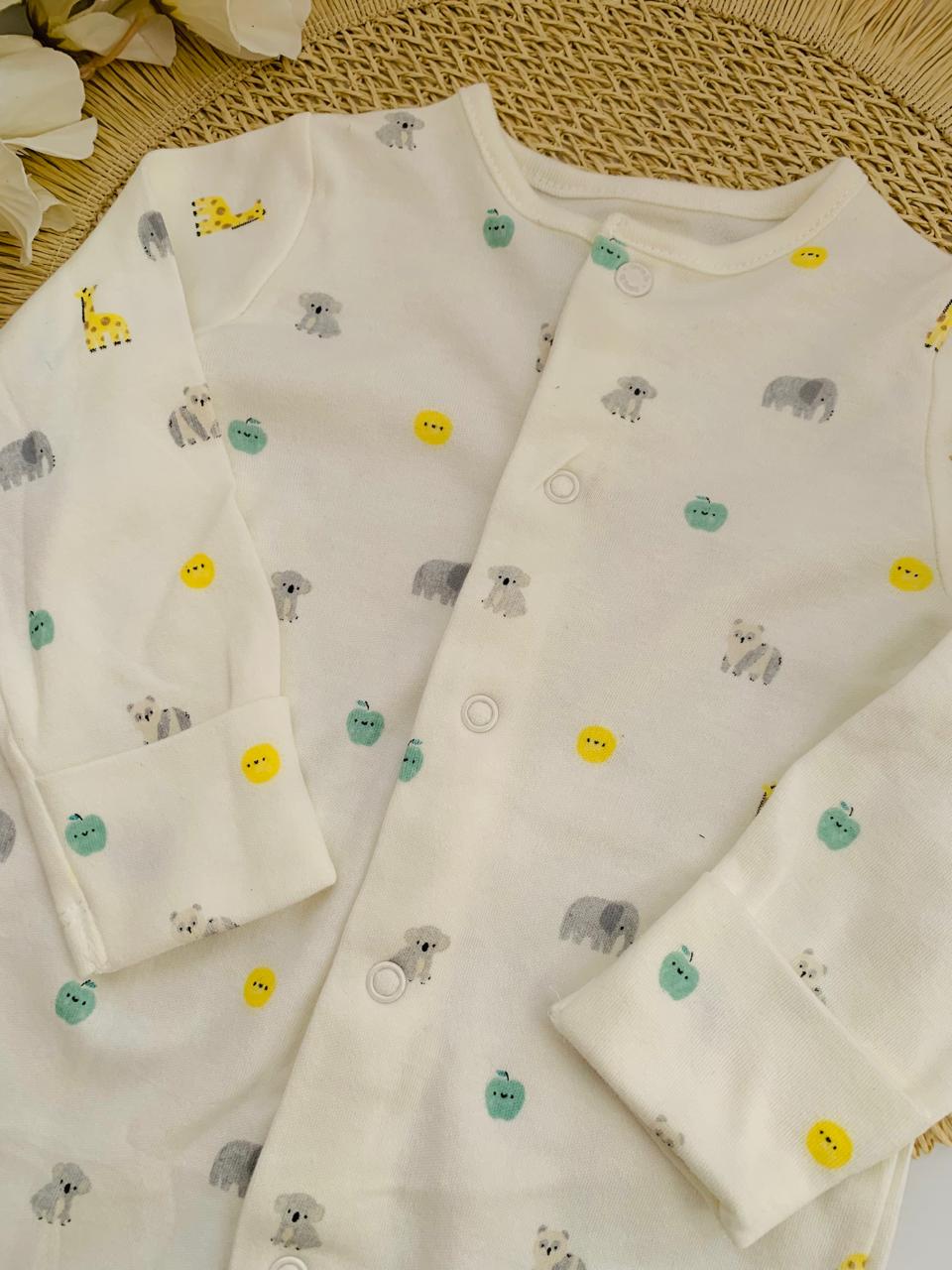 Tu Clothing Safari Print Sleepsuit