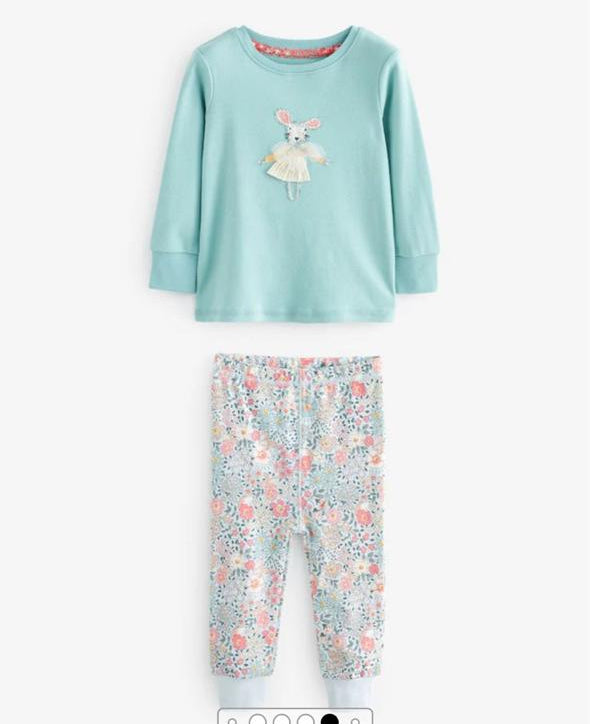 Next Embroidered Cute Mouse Shirt & Trouser Set
