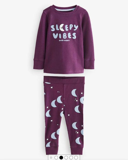Next "Sleepy Vibes Good Night" shirt & Trouser Set