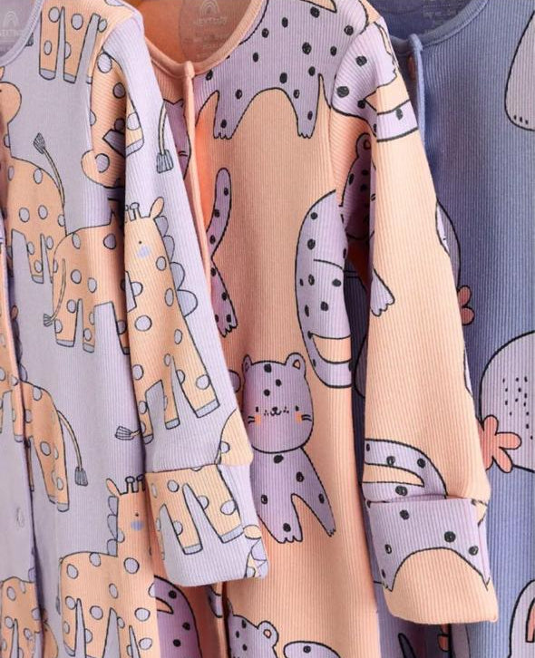 Next Printed Bunnies Sleepsuit