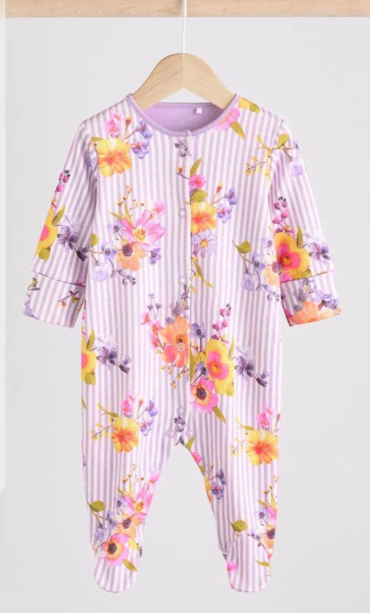Next Floral Sleepsuit