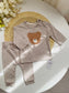 George Embroidered Bear Shirt & Trouser Set