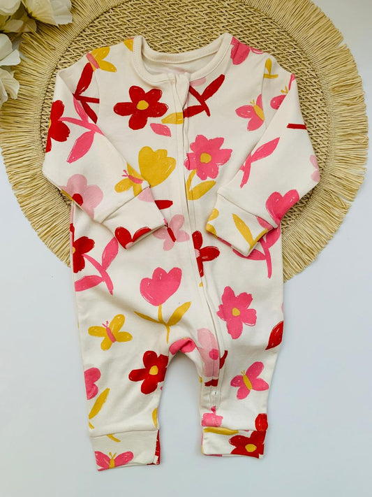 George Floral Sleepsuit