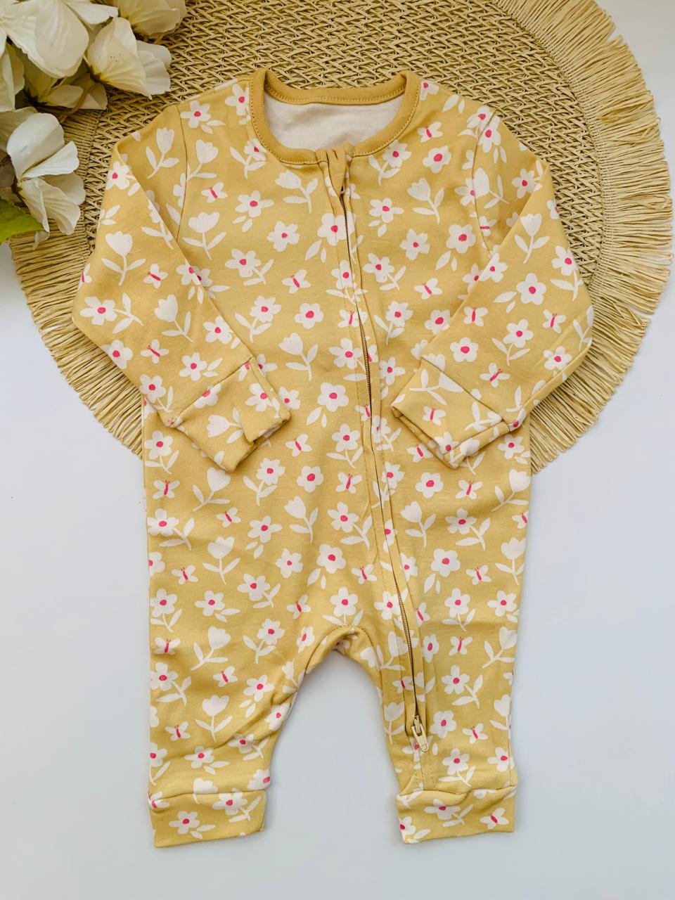 George Floral Sleepsuit
