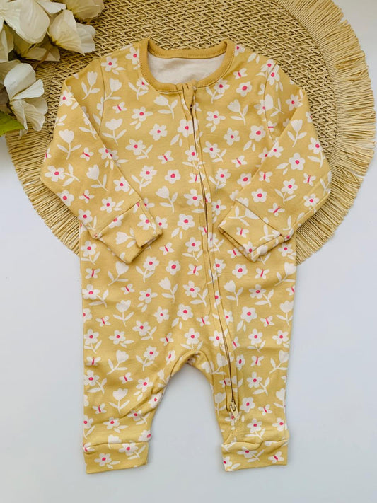 George Floral Sleepsuit