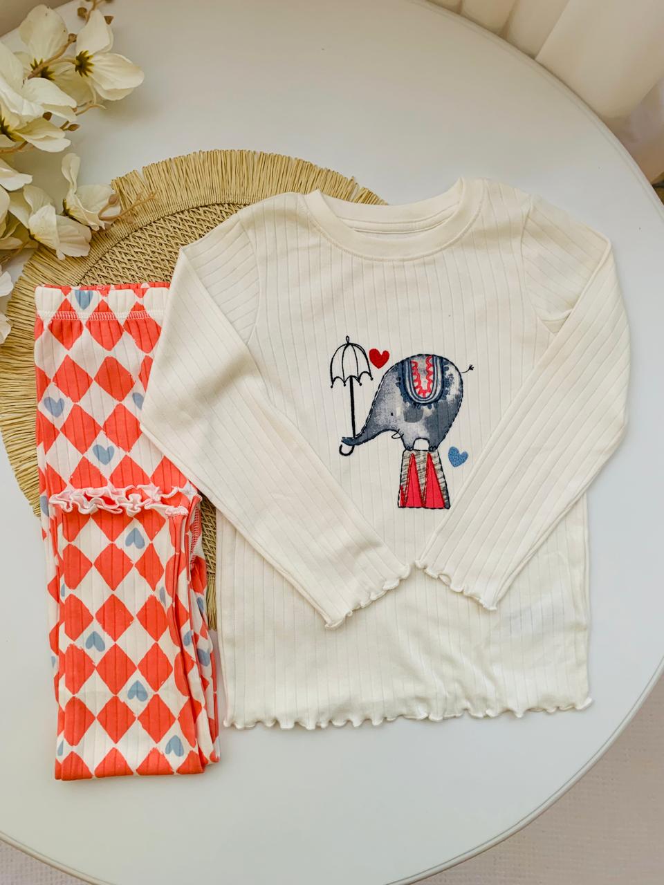 Next Dumbo Ribbed Shirt & Trouser Set