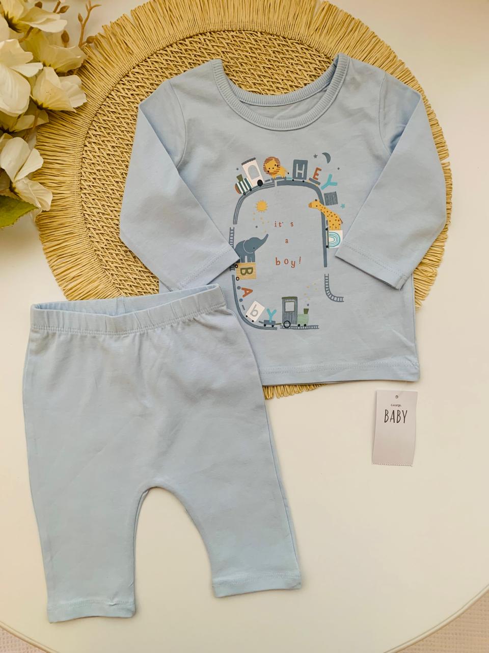 George "Hey Baby Boy" Shirt & trouser Set