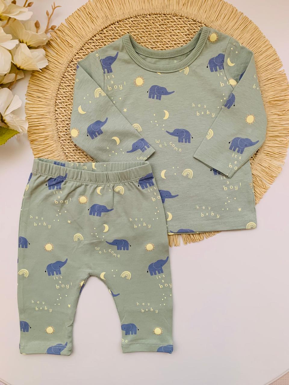 George "Welcome baby" Shirt & trouser Set