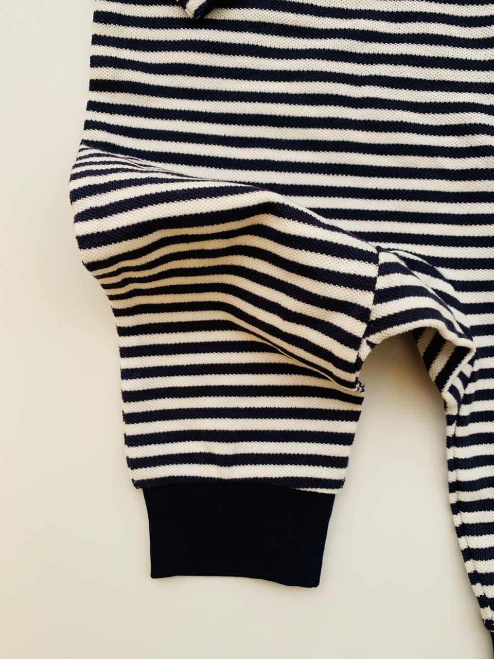 Tu Clothing stripes Footless Sleepsuit