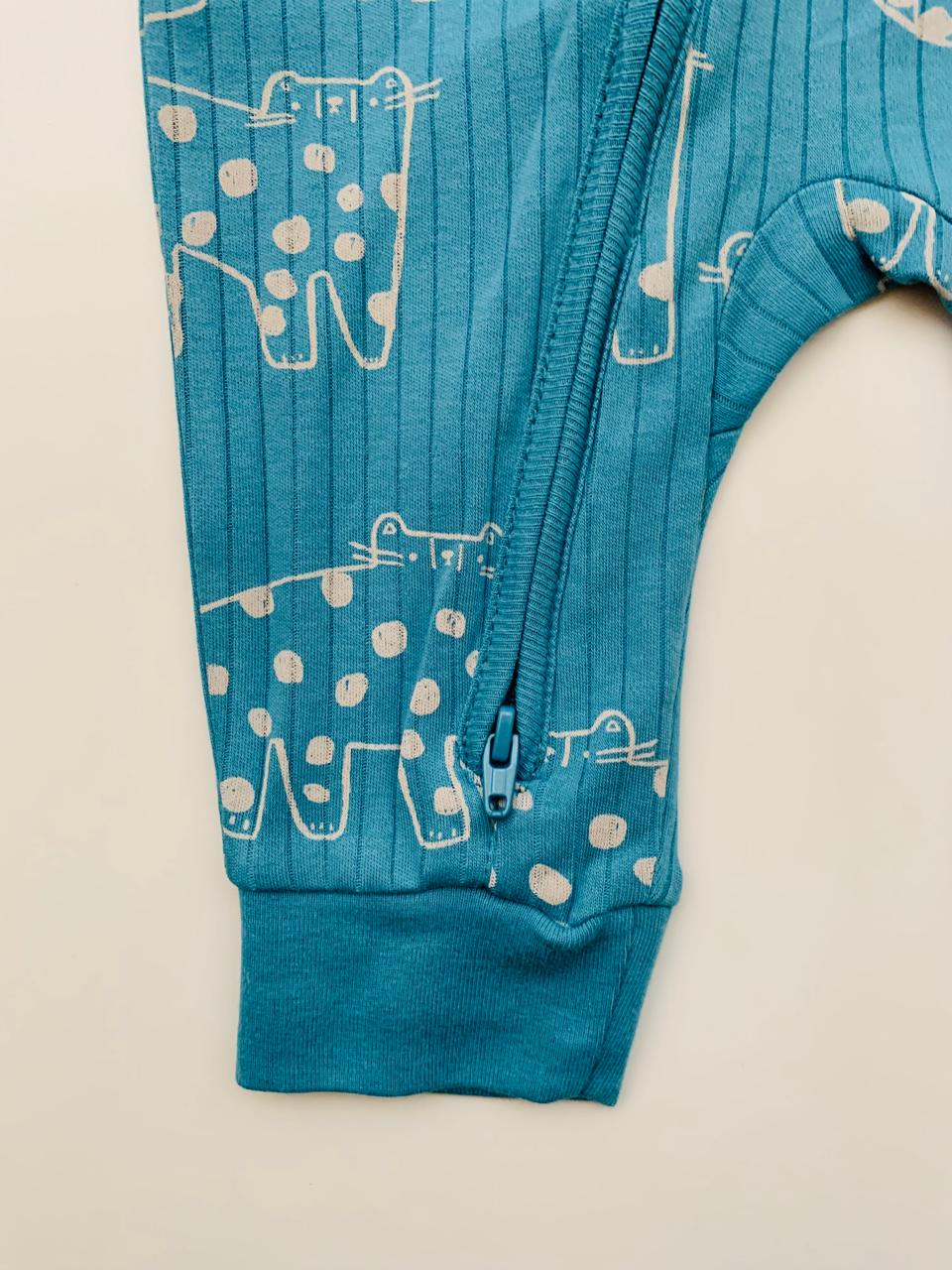 Next Ribbed Sleepsuit