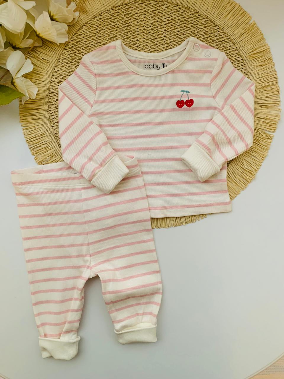 Tu Clothing Ribbed Shirt & Trouser Set