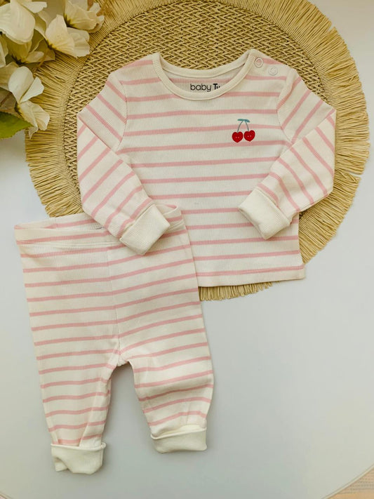 Tu Clothing Ribbed Shirt & Trouser Set