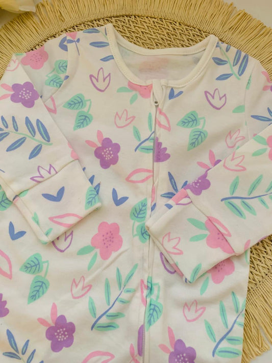 George Floral sleepsuit